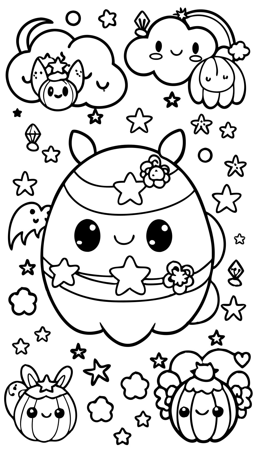 squishmallow coloring page